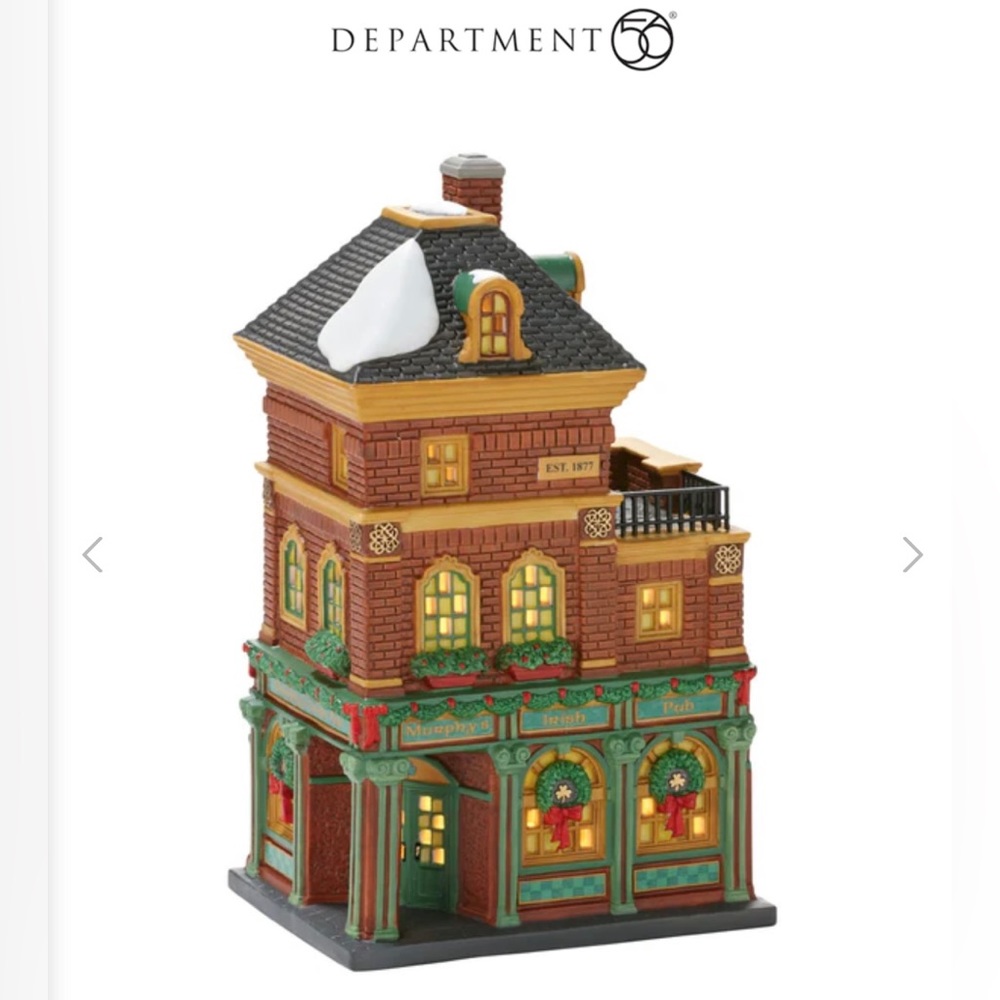 BRAND NEW Department 56 Christmas in the City - Murphy’s Irish Pub